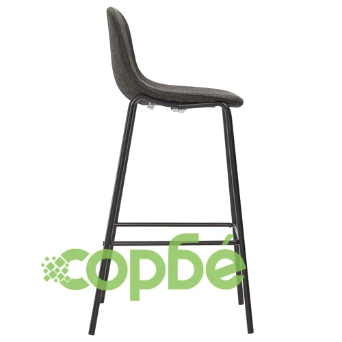 Бар комплект от 5 части, текстил, тъмносив ➤ топ цена ➤ sorbe.bg