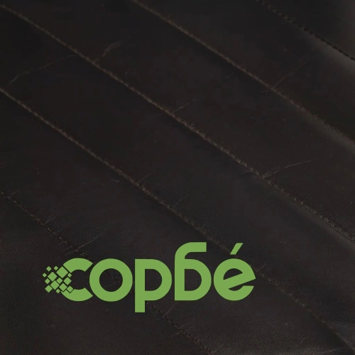 Трапезни столове, 6 бр, черни, естествена кожа ➤ топ цена ➤ sorbe.bg