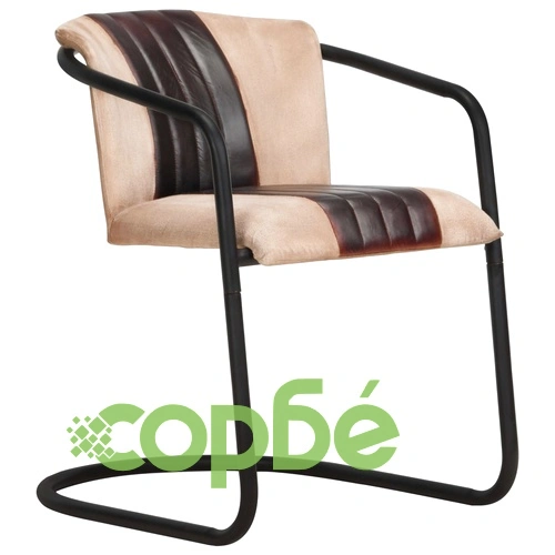 Трапезни столове, 6 бр, кафяви, естествена кожа ➤ топ цена ➤ sorbe.bg