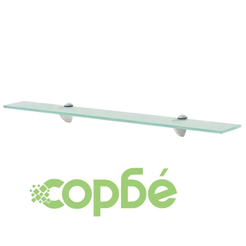 Подвижни рафтове, 2 бр, стъкло, 70x10 см, 8 мм ➤ топ цена ➤ sorbe.bg