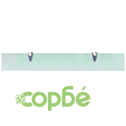 Подвижни рафтове, 2 бр, стъкло, 70x10 см, 8 мм ➤ топ цена ➤ sorbe.bg