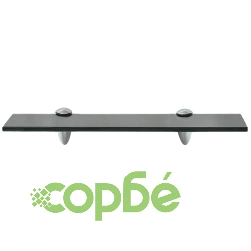 Подвижни рафтове, 2 бр, стъкло, 40x10 см, 8 мм ➤ топ цена ➤ sorbe.bg