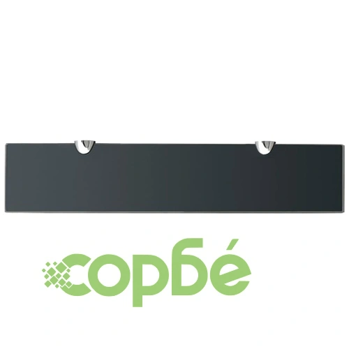 Подвижни рафтове, 2 бр, стъкло, 50x10 см, 8 мм ➤ топ цена ➤ sorbe.bg