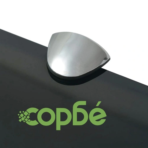 Подвижни рафтове, 2 бр, стъкло, 50x10 см, 8 мм ➤ топ цена ➤ sorbe.bg