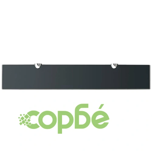 Подвижни рафтове, 2 бр, стъкло, 60x10 см, 8 мм ➤ топ цена ➤ sorbe.bg