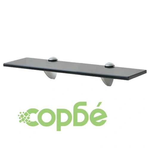 Подвижни рафтове, 2 бр, стъкло, 40x20 см, 8 мм ➤ топ цена ➤ sorbe.bg