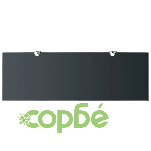 Подвижни рафтове, 2 бр, стъкло, 60x20 см, 8 мм ➤ топ цена ➤ sorbe.bg