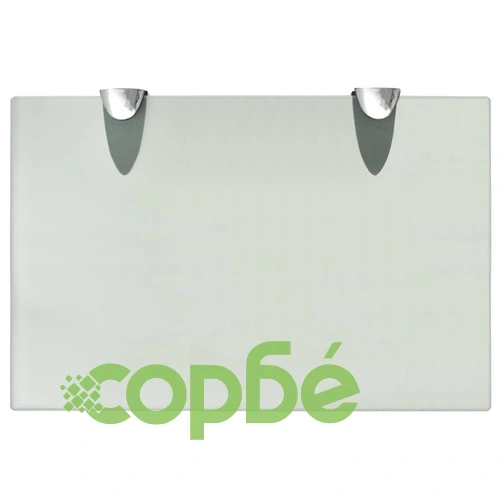 Подвижни рафтове, 2 бр, стъкло, 30x20 см, 8 мм ➤ топ цена ➤ sorbe.bg