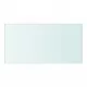 Рафтове, 2 бр, панели прозрачно стъкло, 40x20 см