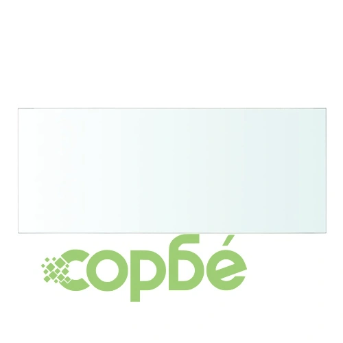 Рафтове, 2 бр, панели прозрачно стъкло, 50x20 см ➤ топ цена ➤ sorbe.bg