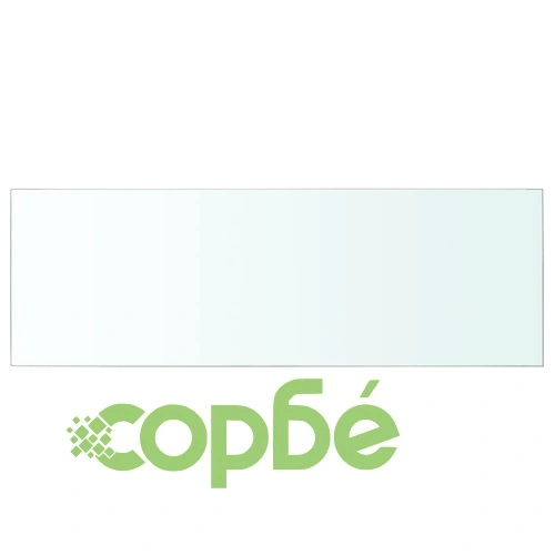 Рафтове, 2 бр, панели прозрачно стъкло, 70x25 см ➤ топ цена ➤ sorbe.bg