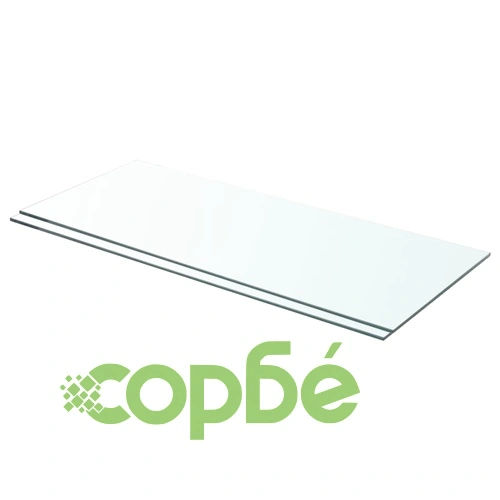 Рафтове, 2 бр, панели прозрачно стъкло, 70x30 см ➤ топ цена ➤ sorbe.bg