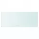 Рафтове, 2 бр, панели прозрачно стъкло, 70x30 см