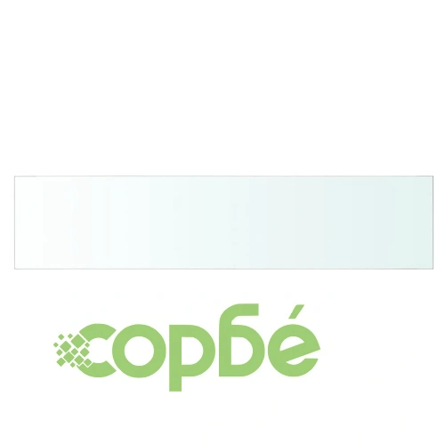 Рафтове, 2 бр, панели прозрачно стъкло, 90x20 см ➤ топ цена ➤ sorbe.bg