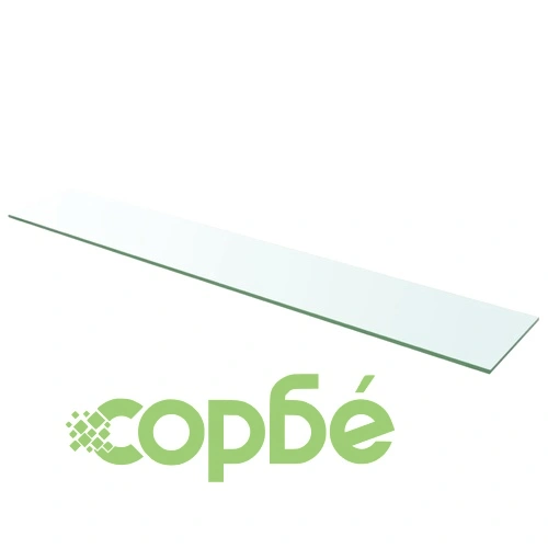 Рафтове, 2 бр, панели прозрачно стъкло, 110x20 см ➤ топ цена ➤ sorbe.bg