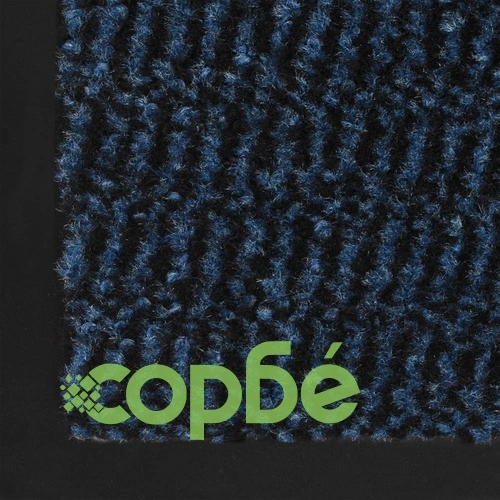 Правоъгълни изтривалки 2 бр усукани влакна 80x120 см сини ➤ топ цена ➤ sorbe.bg