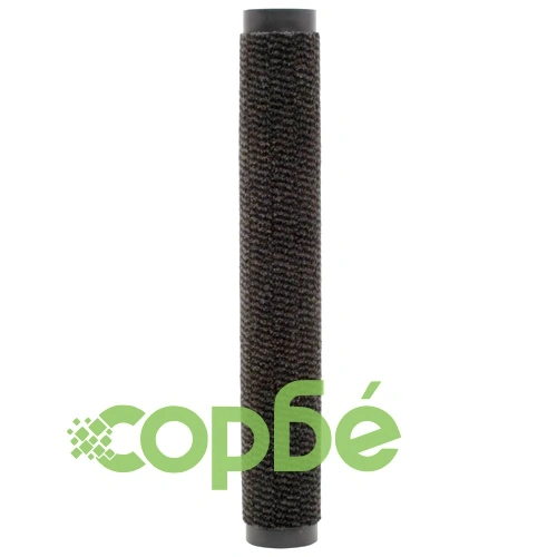 Правоъгълни изтривалки 2 бр усукани влакна 120х180 см черни ➤ топ цена ➤ sorbe.bg