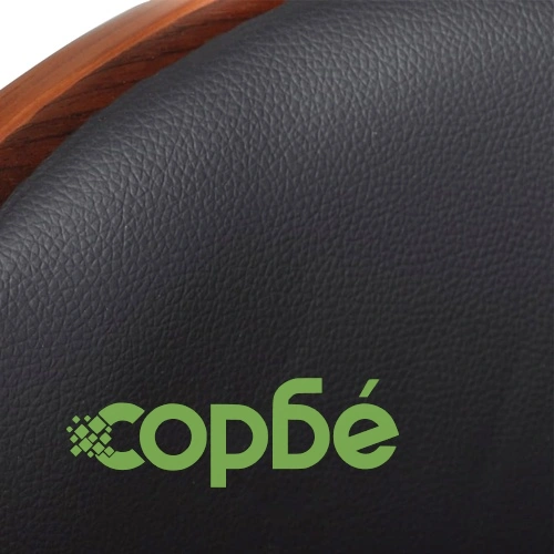 Бар табуретки, 2 бр, черни, огънато дърво и изкуствена кожа ➤ топ цена ➤ sorbe.bg