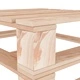 Градински мебели от палети, 7 части, дърво