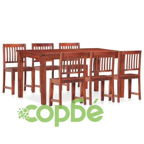 Трапезен комплект, 7 части, манго и акация масив ➤ топ цена ➤ sorbe.bg