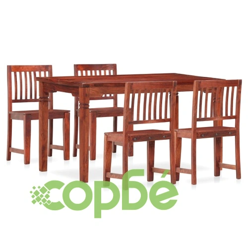 Трапезен комплект, 5 части, манго и акация масив ➤ топ цена ➤ sorbe.bg