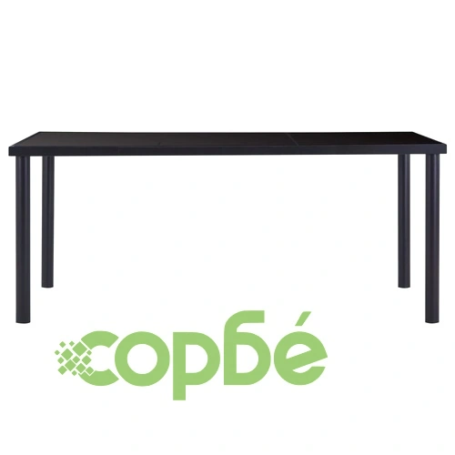 Трапезен комплект от 11 части, изкуствена кожа, червен ➤ топ цена ➤ sorbe.bg