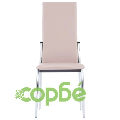 Трапезен комплект от 11 части, изкуствена кожа, капучино ➤ топ цена ➤ sorbe.bg