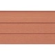 Комплект WPC ограда, 5 квадратни пана, 872x185 см, кафяв