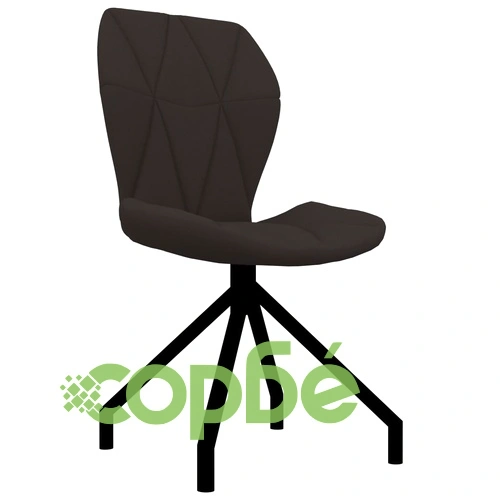 Трапезни столове, 6 бр, кафяви, изкуствена кожа ➤ топ цена ➤ sorbe.bg