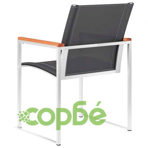 Трапезен комплект от 5 части, textilene и неръждаема стомана ➤ топ цена ➤ sorbe.bg