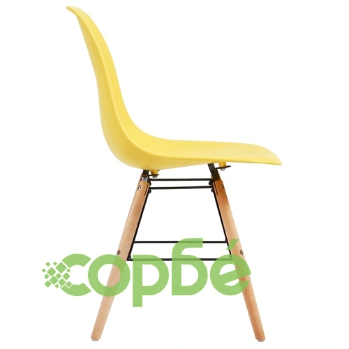 Трапезен комплект, 5 части, пластмаса, жълт ➤ топ цена ➤ sorbe.bg