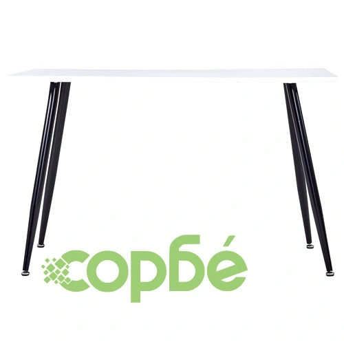 Трапезен комплект от 5 части, изкуствена кожа, бордо червено ➤ топ цена ➤ sorbe.bg