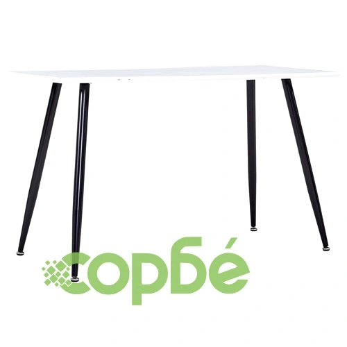 Трапезен комплект, 7 части, текстил, черен ➤ топ цена ➤ sorbe.bg