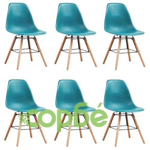 Трапезен комплект, 7 части, пластмаса, тюркоаз ➤ топ цена ➤ sorbe.bg