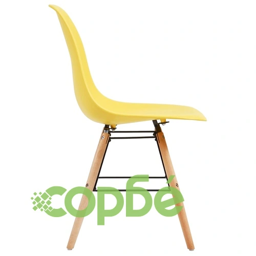 Трапезен комплект, 7 части, пластмаса, жълт ➤ топ цена ➤ sorbe.bg