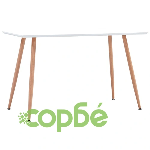 Трапезен комплект от 5 части, изкуствена кожа, морскосиньо ➤ топ цена ➤ sorbe.bg