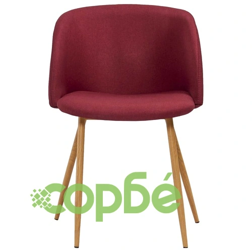 Трапезен комплект, 7 части, текстил, виненочервен ➤ топ цена ➤ sorbe.bg