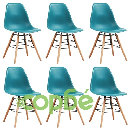 Трапезен комплект, 7 части, пластмаса, тюркоаз ➤ топ цена ➤ sorbe.bg