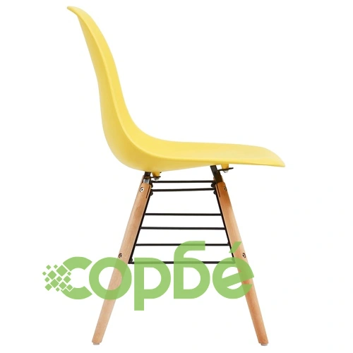 Трапезен комплект, 5 части, пластмаса, жълт ➤ топ цена ➤ sorbe.bg