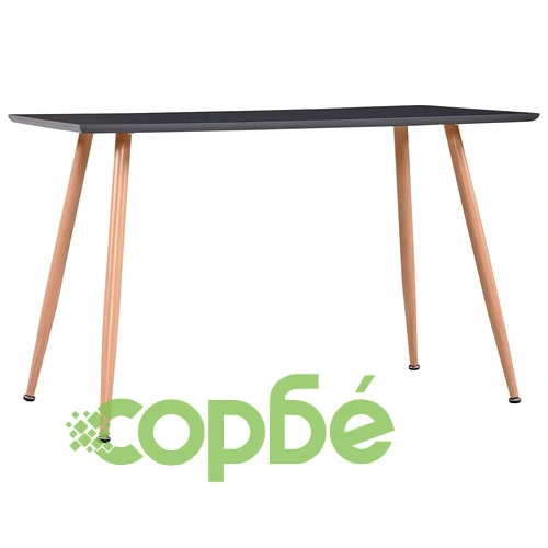 3053830  5 Piece Dining Set Faux Leather Cappuccino (248310+282586) ➤ топ цена ➤ sorbe.bg