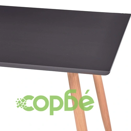 Трапезен комплект от 5 части, изкуствена кожа, морскосиньо ➤ топ цена ➤ sorbe.bg