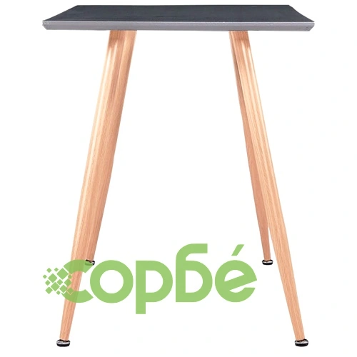 Трапезен комплект от 5 части, изкуствена кожа, зелено лайм ➤ топ цена ➤ sorbe.bg