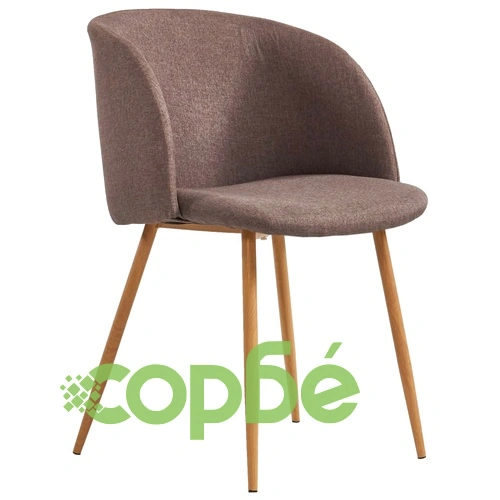 Трапезен комплект, 5 части, текстил, кафяв ➤ топ цена ➤ sorbe.bg