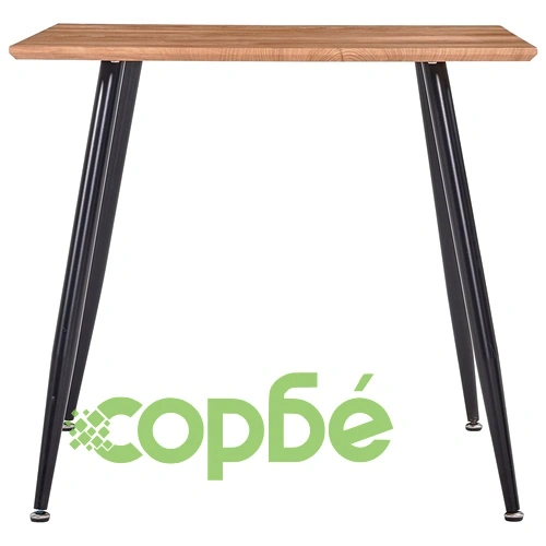 Трапезен комплект от 3 части, изкуствена кожа, сив ➤ топ цена ➤ sorbe.bg