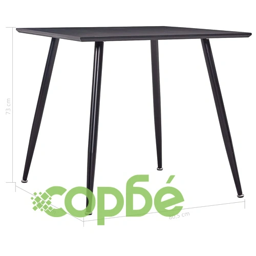 Трапезен комплект, 3 части, текстил, кафяв ➤ топ цена ➤ sorbe.bg