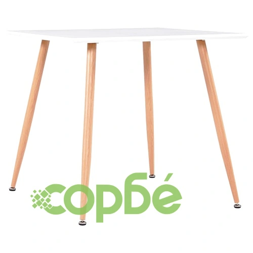 Трапезен комплект от 3 части, изкуствена кожа, бордо червено ➤ топ цена ➤ sorbe.bg