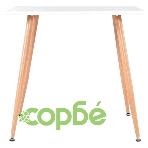 Трапезен комплект от 3 части, изкуствена кожа, бордо червено ➤ топ цена ➤ sorbe.bg