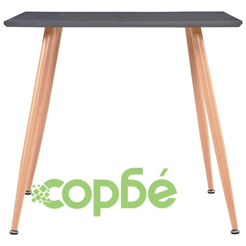 3054071  5 Piece Dining Set Faux Leather Cappuccino(248311+282586) ➤ топ цена ➤ sorbe.bg