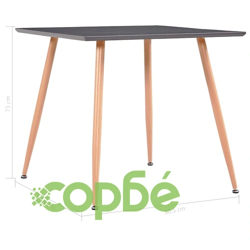 Трапезен комплект, 3 части, текстил, кафяв ➤ топ цена ➤ sorbe.bg