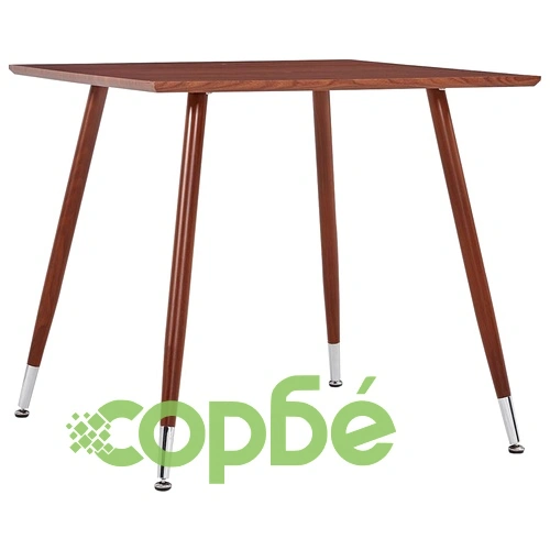 3054113  5 Piece Dining Set Faux Leather Sea Blue(248314+282588) ➤ топ цена ➤ sorbe.bg